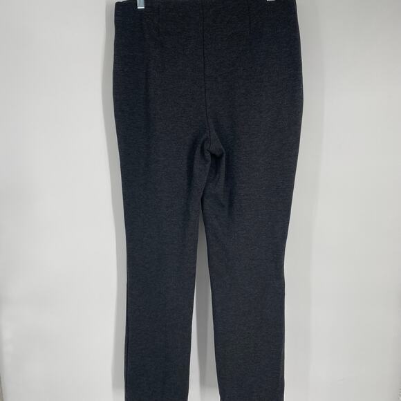 Chico’s Pants Women’s Medium Fabulously Slimming Gray Pull On Classic Mature - Picture 2 of 9